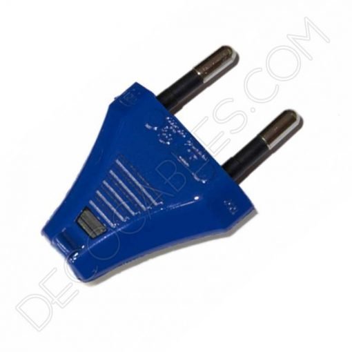 Clavija decorativa para lámparas (varios colores) 6 clavija en color azul