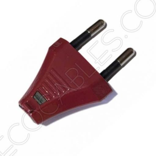 Clavija decorativa para lámparas (varios colores) 4 clavija en color granate