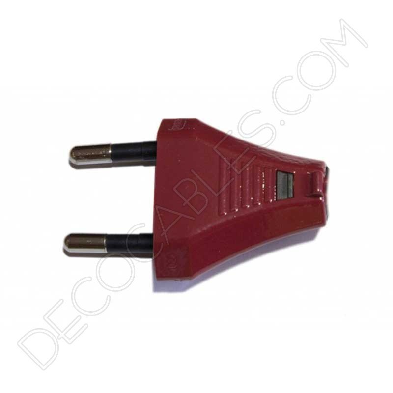 clavija en color granate clavija en color granate