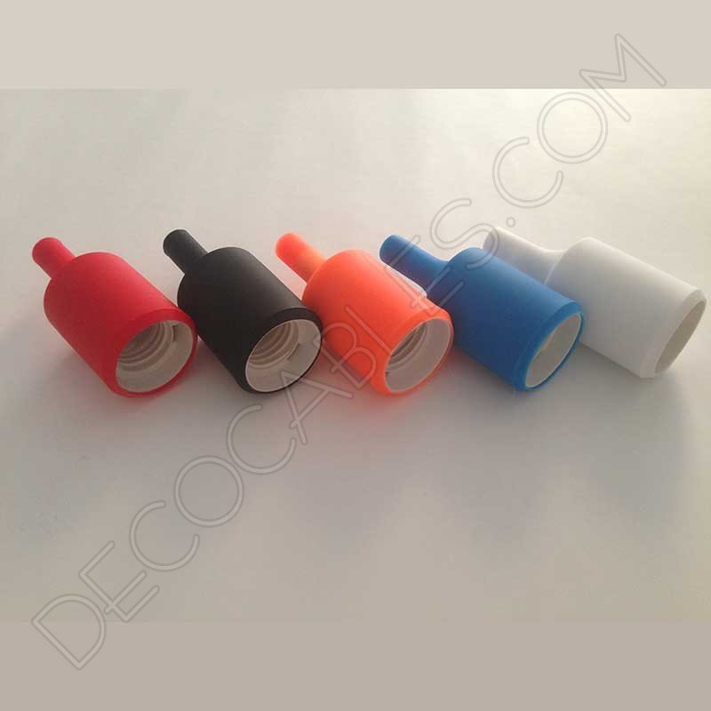 Portalámpara de silicona varios colores Portalámpara de silicona varios colores