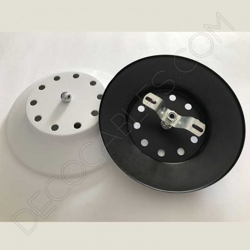 Soporte de techo para lámpara 10 orificios (blanco) 4 Soporte para lampara araña de techo blanco 10 salidas