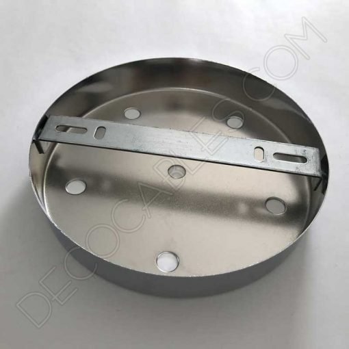 Soporte de techo metálico grande para lámpara 6 orificios (varios colores) 6 Soporte de techo grande 6 agujeros cromado