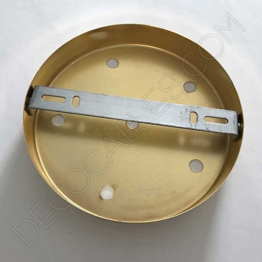 Soporte de techo metálico grande para lámpara 6 orificios (varios colores) 3 Soporte de techo grande 6 agujeros dorado