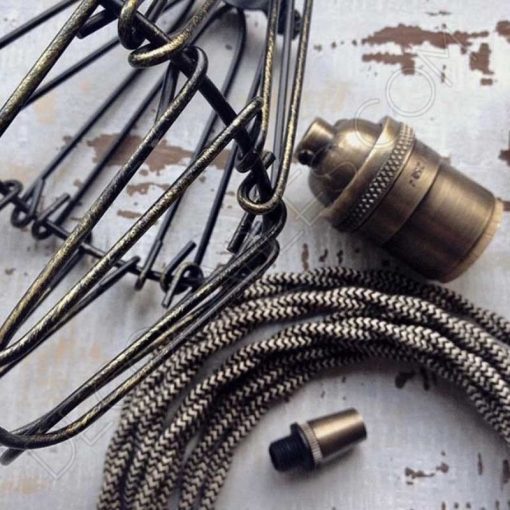 Cable trenzado bicolor blanco y negro 5 Cable eléctrico trenzado bicolor zig zag blanco negro