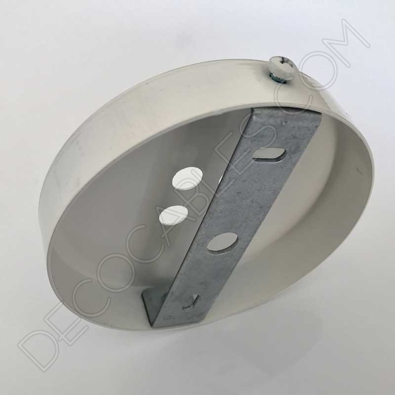 Soporte florón de techo blanco 4 salidas Soporte florón de techo blanco 4 salidas