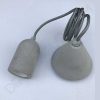 Lámpara Colgante Industrial de Hormigón Ligero 4 Lámpara colgante de hormigón