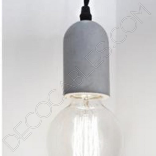 Cubre portalámparas de hormigón ligero 7 Portalámparas de hormigón ligero