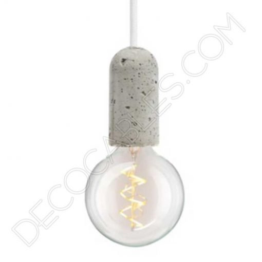 Cubre portalámparas de hormigón ligero 6 Portalámparas de hormigón ligero