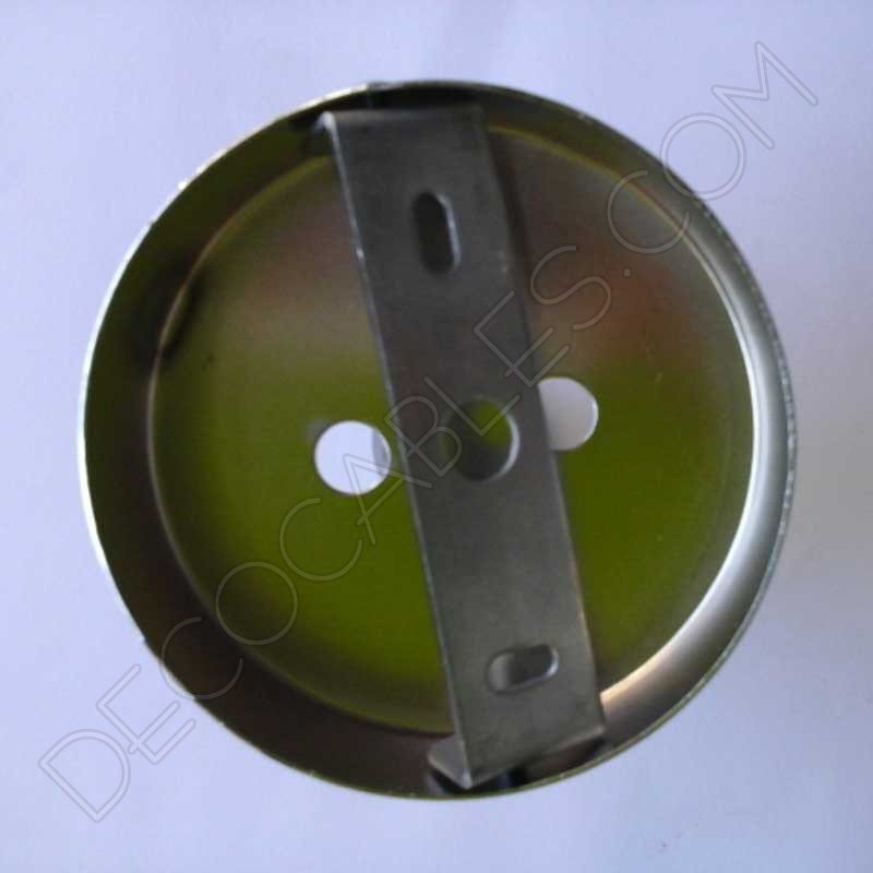 Soporte de techo 2 salidas cromado Soporte de techo 2 salidas cromado