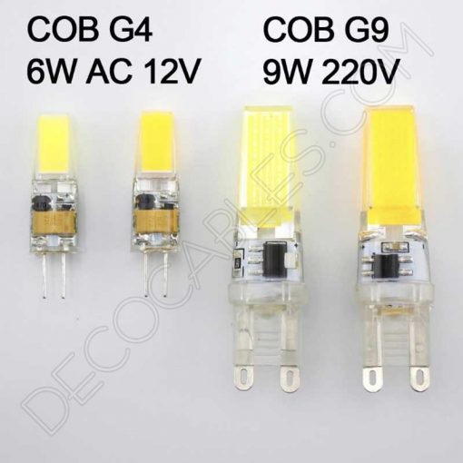 Bombillas LED G4 y G9 6 Bombillas LED G4 y G9