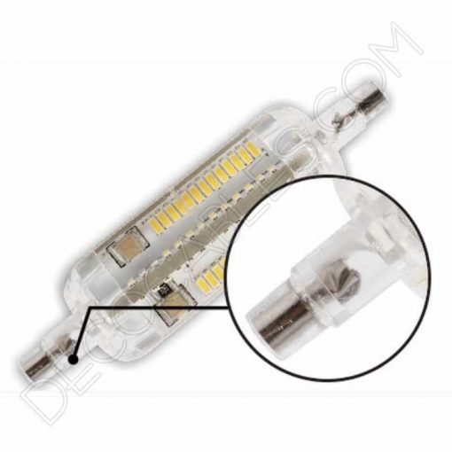 Bombilla Lineal Led corta 78mm 2 Bombilla lineal led corta 78 milímetros