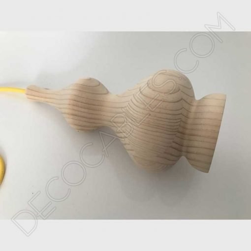 Lámpara Colgante de Madera grande modelo Pináculo 3 Lámpara colgante de madera grande modelo Pináculo