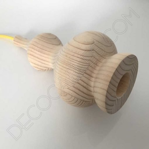 Lámpara Colgante de Madera grande modelo Pináculo 2 Lámpara colgante de madera grande modelo Pináculo