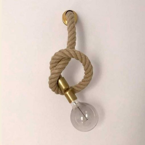 Lámpara colgante de soga gruesa 30mm