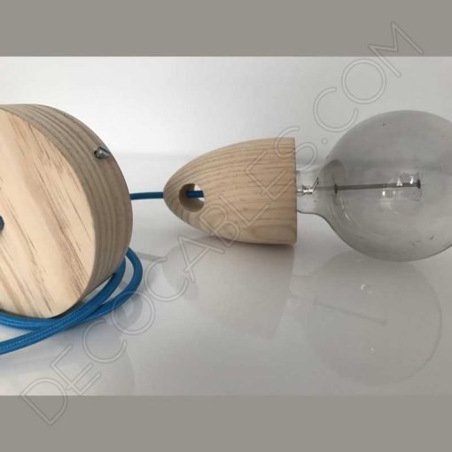 Cubre portalámparas de madera modelo Bauhaus 4 Portalámparas de madera modelo Bauhaus