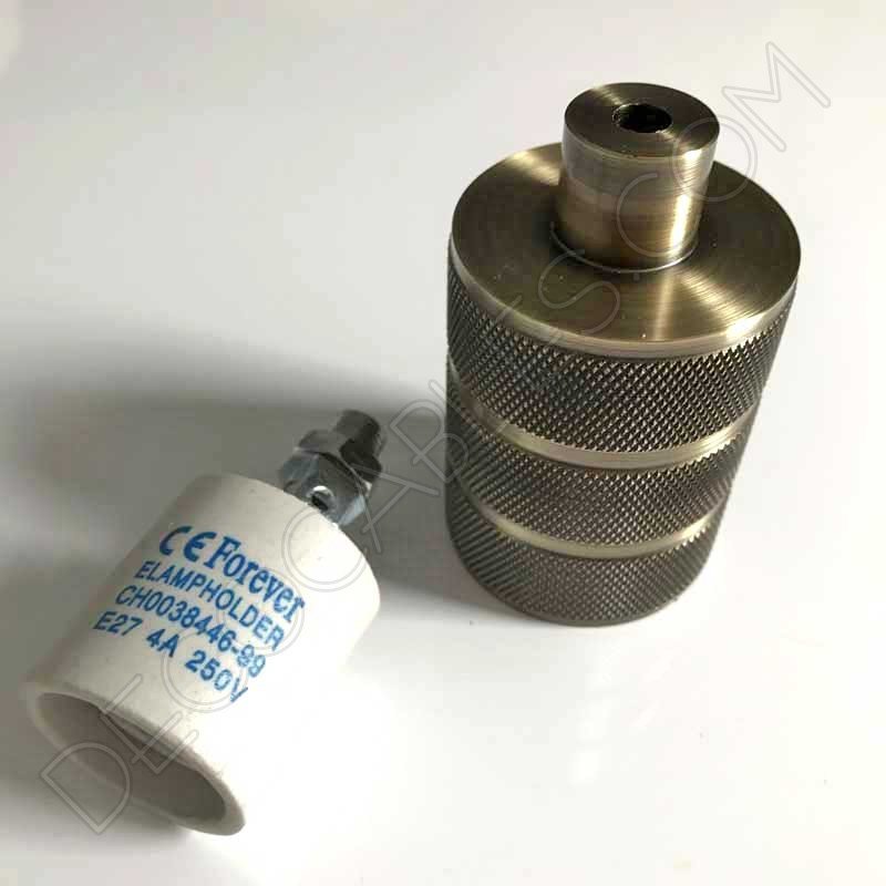 Portalámparas metálico Serie Lujo Anticuario Portalámparas metálico Serie Lujo Anticuario