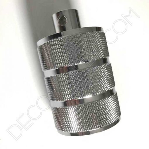 Portalámparas vintage metálico serie Lujo 8 Portalámparas metálico Serie Lujo Cromo