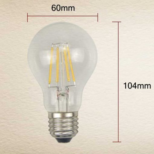 Bombilla filamento Led estándar 4W 4 Bombilla filamento led estándar 4W