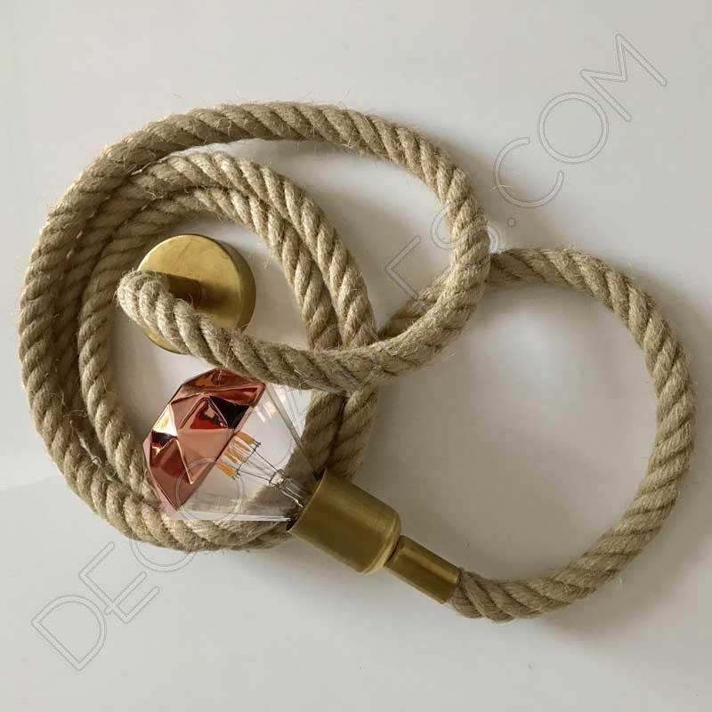 Lámpara colgante soga 20mm Lámpara colgante soga 20mm