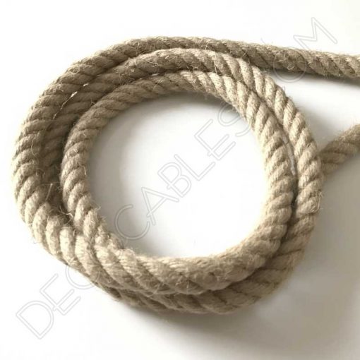 Lámpara colgante de cuerda de soga 20mm (latón) 3 Lámpara colgante soga 20mm