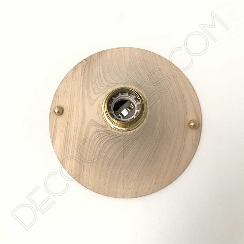 Aplique portalámparas de madera Aplique portalámparas de madera