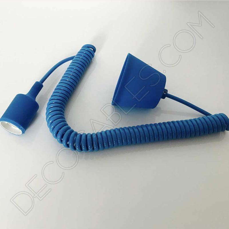 Cable espiral de silicona para lámparas Cable espiral de silicona para lámparas