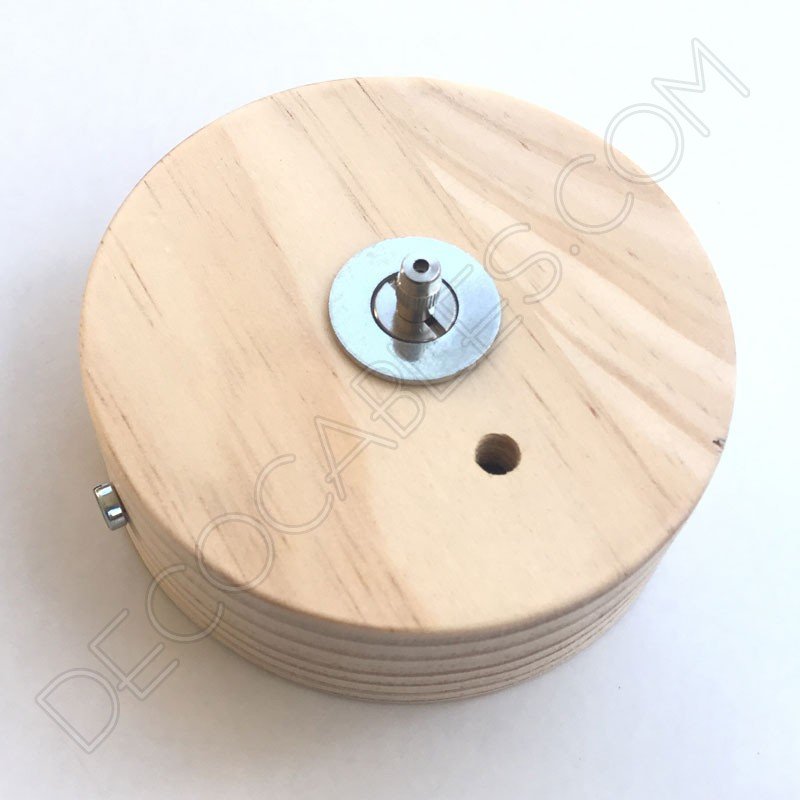 Soporte de techo de madera con tensor para lámparas colgantes Soporte de techo de madera con tensor para lámparas colgantes