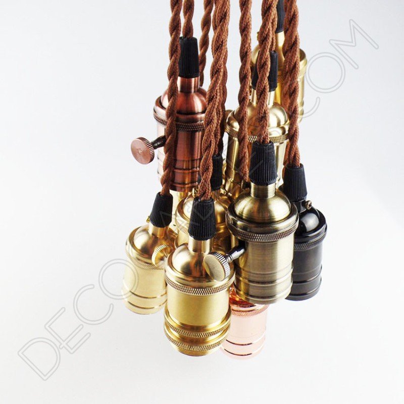 Lámpara colgante con portalámpara de perilla Lámpara colgante con portalámpara de perilla