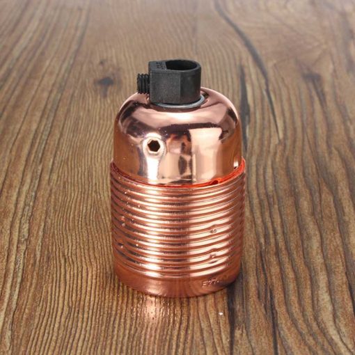 Portalámparas metálico vintage