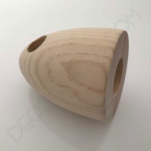 Lámpara Colgante de Madera modelo Campana 3 Lámpara colgante de madera modelo campana