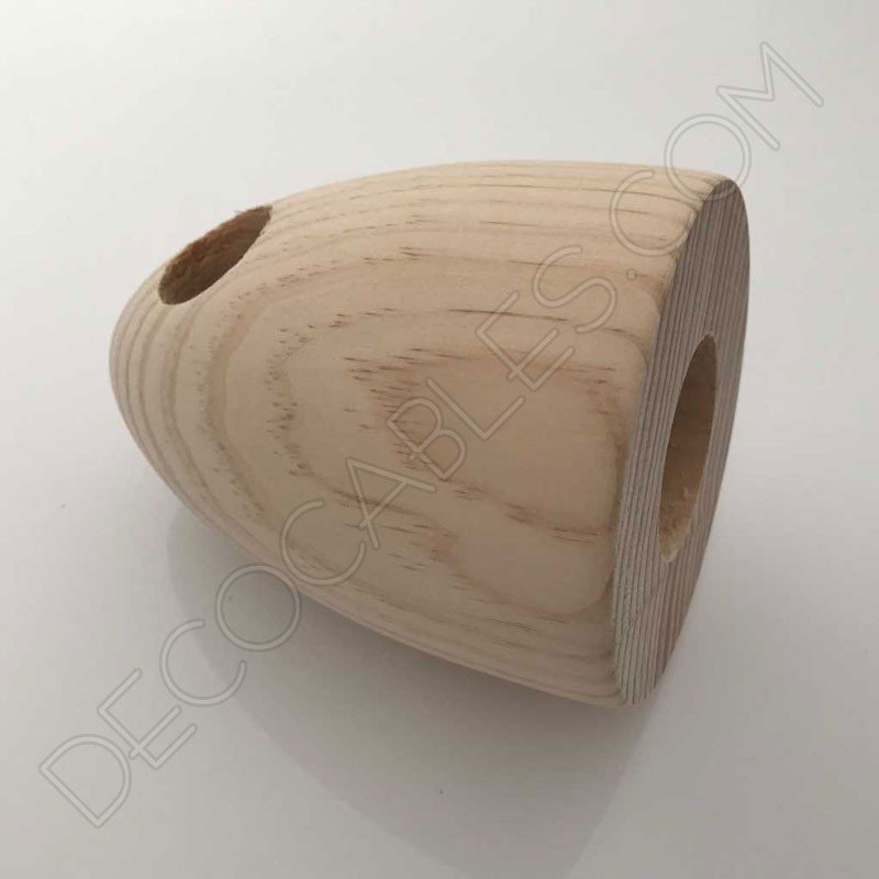 Lámpara colgante de madera modelo campana Lámpara colgante de madera modelo campana