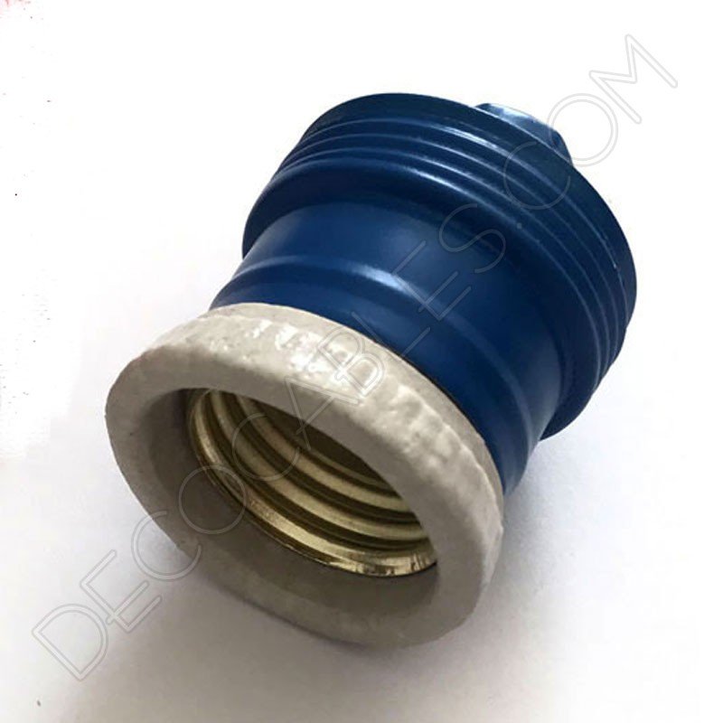 Portalámparas de latón azul Portalámparas de latón azul
