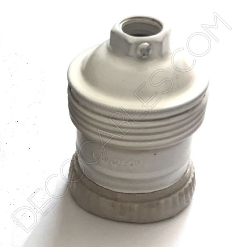 Portalámparas de latón blanco Portalámparas de latón blanco