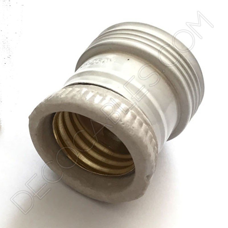 Portalámparas de latón blanco Portalámparas de latón blanco