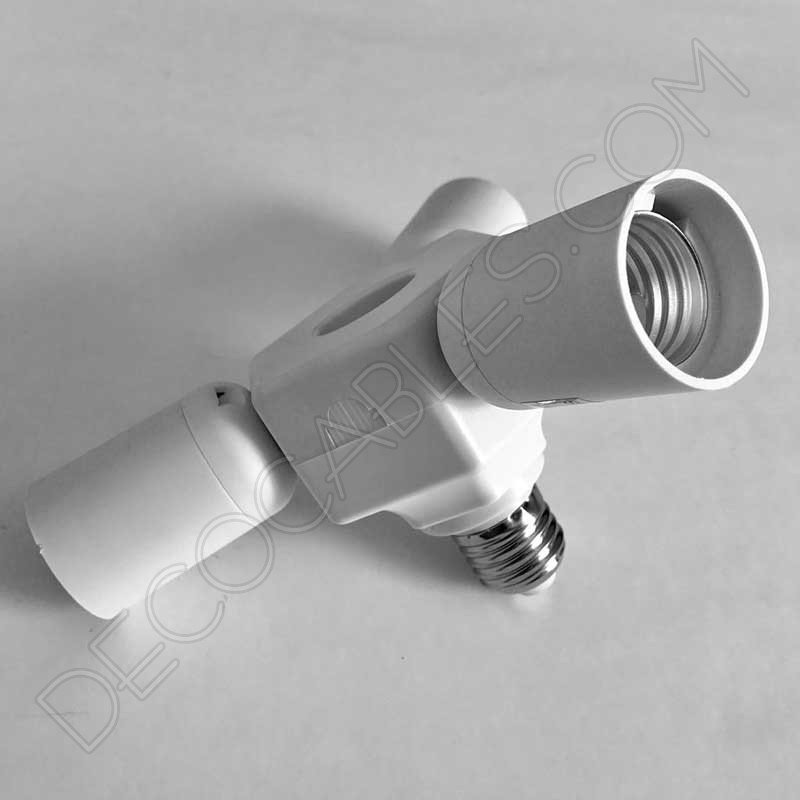 Portalámparas adaptador 4 en 1 casquillo E27 Portalámparas adaptador 4 en 1 casquillo E27