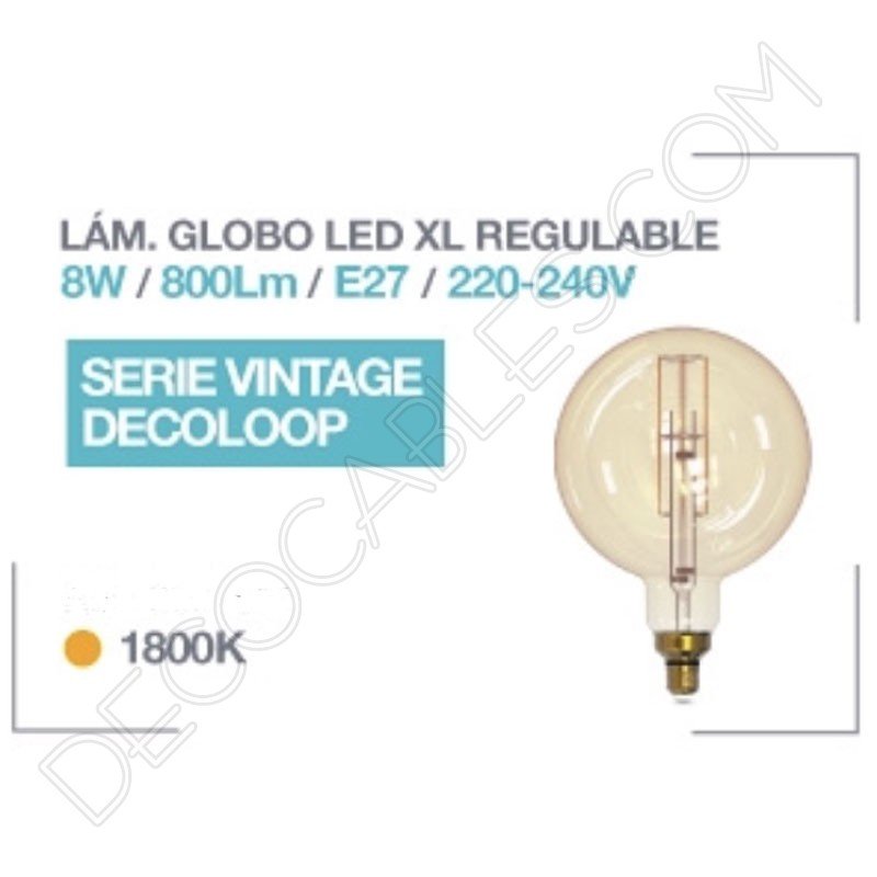Bombilla led gigante Globo regulable Bombilla led gigante Globo regulable