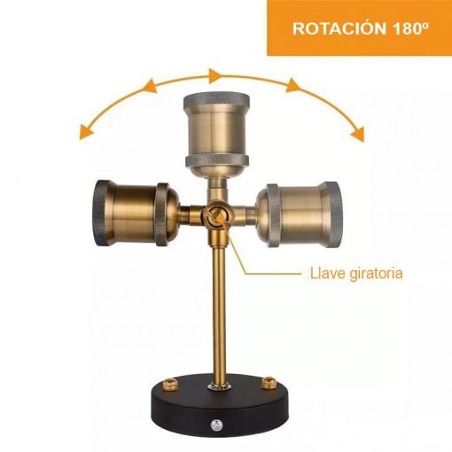 Lámpara Aplique de pared Vintage un brazo 11 Lámpara Aplique de pared Vintage un brazo 2