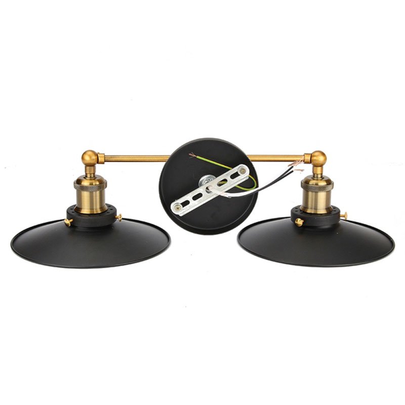 Lámpara Aplique de pared dos brazos vintage Lámpara Aplique de pared dos brazos vintage