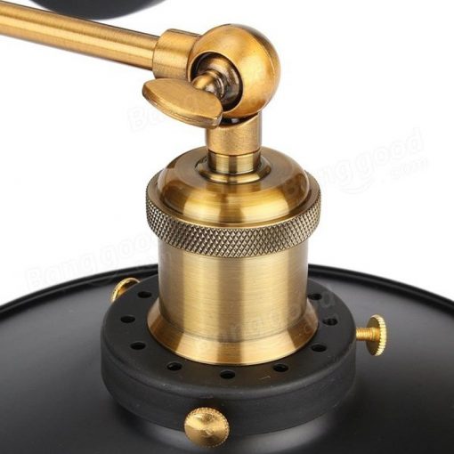 Lámpara Aplique de pared Vintage un brazo con plato 4 Lámpara Aplique de pared dos brazos vintage