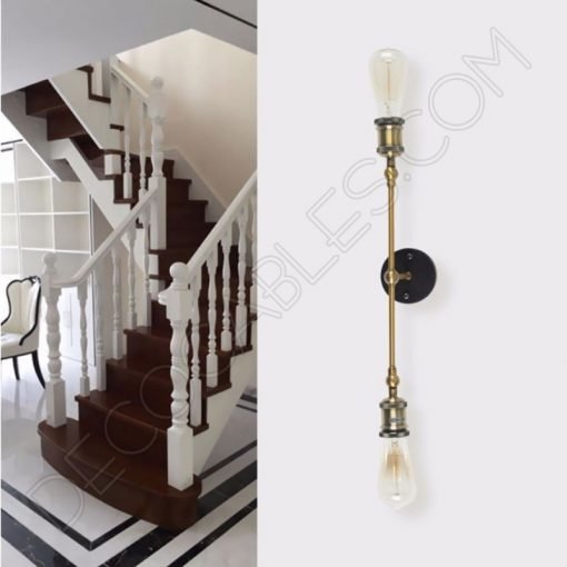 Lámpara Aplique de pared dos brazos vintage