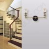 Lámpara Aplique de pared Vintage dos brazos 13 Lámpara Aplique de pared dos brazos vintage