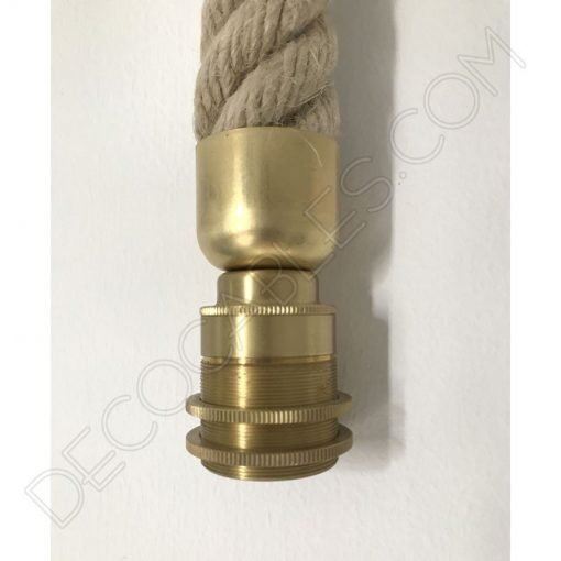 Lámpara colgante de cáñamo 6 Lámpara colgante de cáñamo 2