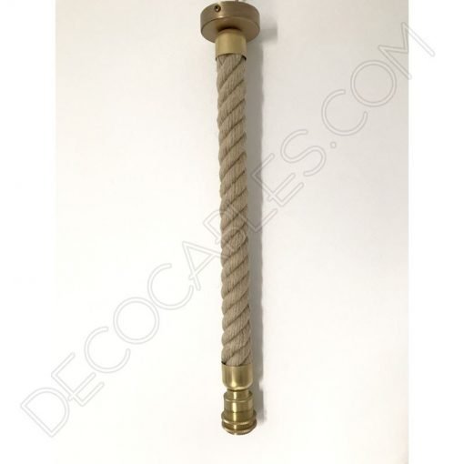 Lámpara colgante de cáñamo