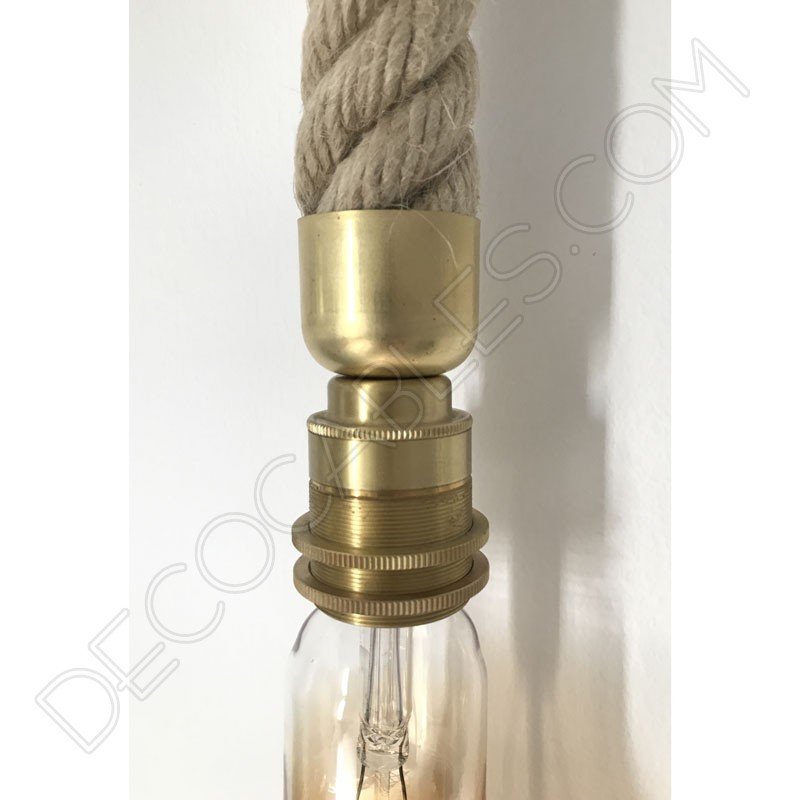 Lámpara colgante de cáñamo Lámpara colgante de cáñamo