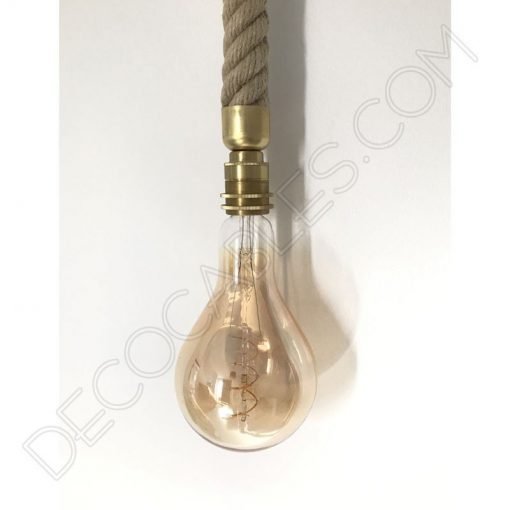 Lámpara colgante de cáñamo 2 Lámpara colgante de cáñamo