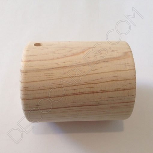 Lámparas de mesa de madera cilíndricas 7 Base lámpara cilíndrica de madera