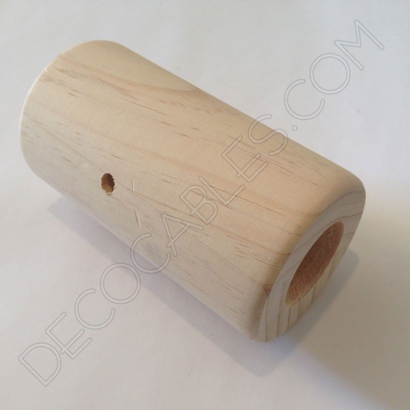 Base lámpara cilíndrica de madera Base lámpara cilíndrica de madera