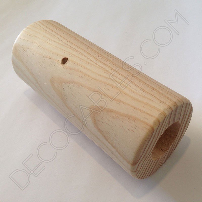 Base lámpara cilíndrica de madera Base lámpara cilíndrica de madera