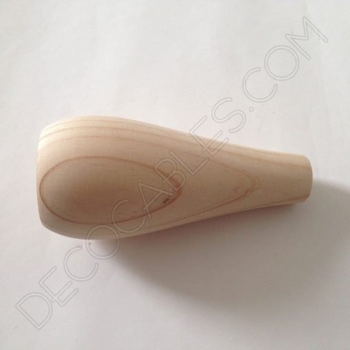 Portalámparas de madera modelo botella