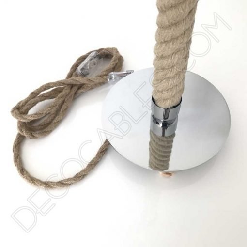 Lámpara de sobremesa de cuerda 4 Lámpara de sobremesa de cuerda 9